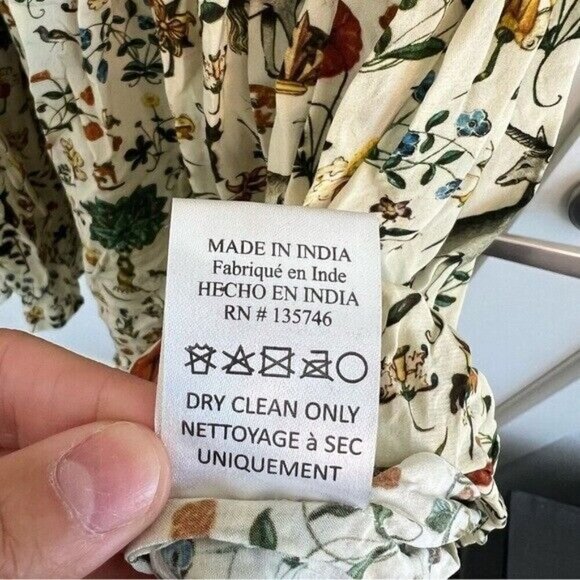 Samantha Pleet dress ivory illuminated unicorn print 0 - Picture 16 of 16